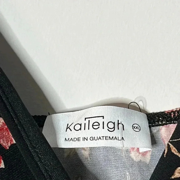 Kayleigh Rochelle Multicolor Floral Knot Wrap Sleevelesss Jumpsuit Size XXL - Picture 9 of 10